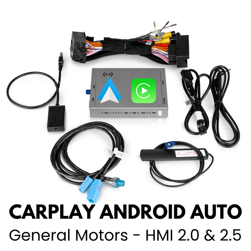 Moduł Apple Carplay & Android Auto - Buick & Cadillac & Chevrolet 8" (HMI 2.0 & HMI 2.5)