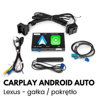 Moduł Apple Carplay & Android Auto - Lexus (z Gałką / Pokrętłem)