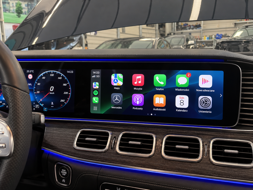 Apple CarPlay w Mercedesie GLE W167 z MBUX
