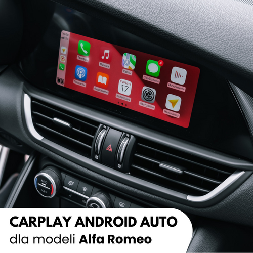 Moduł Apple Carplay & Android Auto - Alfa Romeo 6,5" & 8,8"