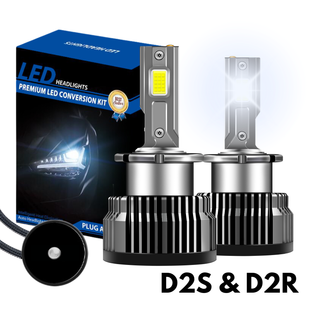 Żarówki LED D2S & D2R CANBUS HOMOLOGACJA ( 9-24V / 6500K / 70W / 20'000 LM ) 2 sztuki