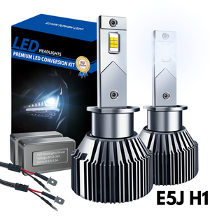 Żarówki LED E5J - H1 CANBUS HOMOLOGACJA ( 9-16V / 6200K Białe / 60W / 12'000 LM ) 2 sztuki