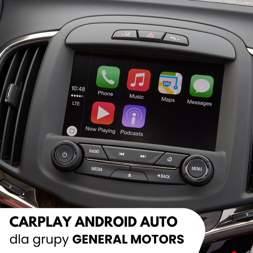 Moduł Apple Carplay & Android Auto - Buick & Cadillac & Chevrolet 8" (HMI 2.0 & HMI 2.5)