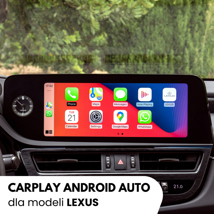 Moduł Apple Carplay & Android Auto - Lexus (z Gałką / Pokrętłem)