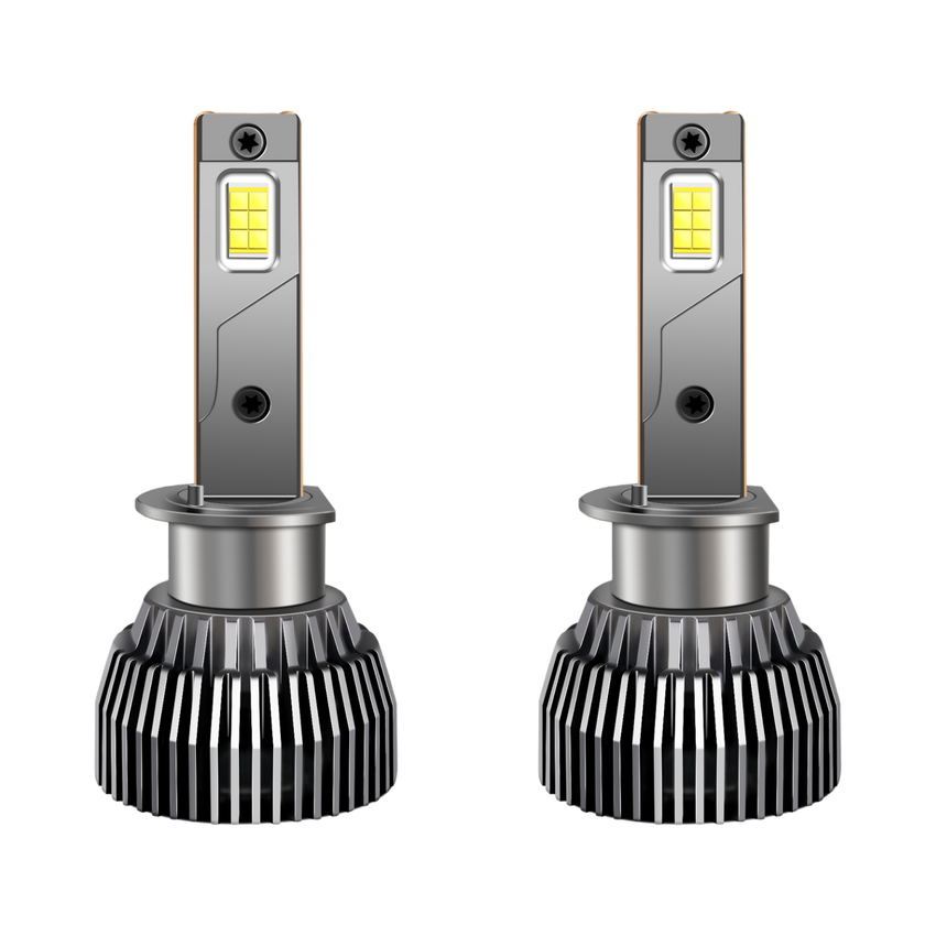 Żarówki LED M6 - H1 CANBUS HOMOLOGACJA ( 9-68V / 6800K Białe / 130W / 26'000 LM ) 2 sztuki