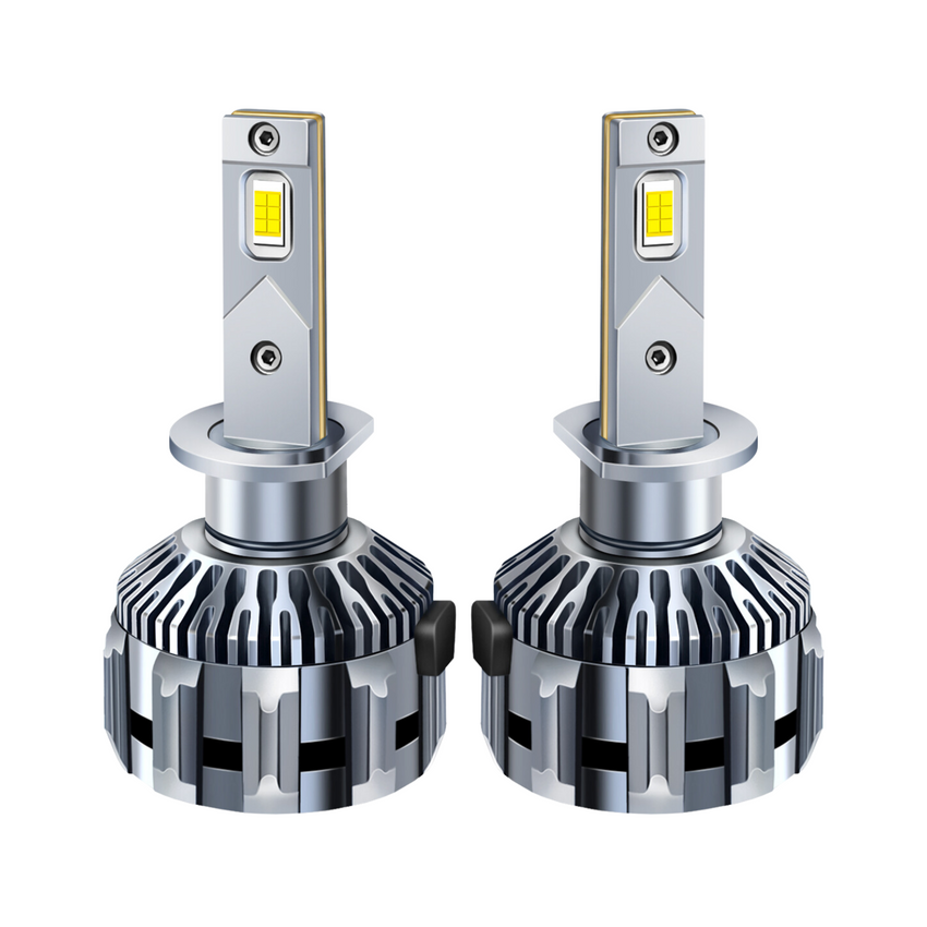 Żarówki LED M8 - H1 CANBUS HOMOLOGACJA ( 9-16V / 6800K Białe / 150W / 35'000 LM ) 2 sztuki