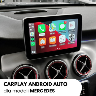 Moduł Apple Carplay & Android Auto - Mercedes-Benz (NTG 4.5 & 4.7)