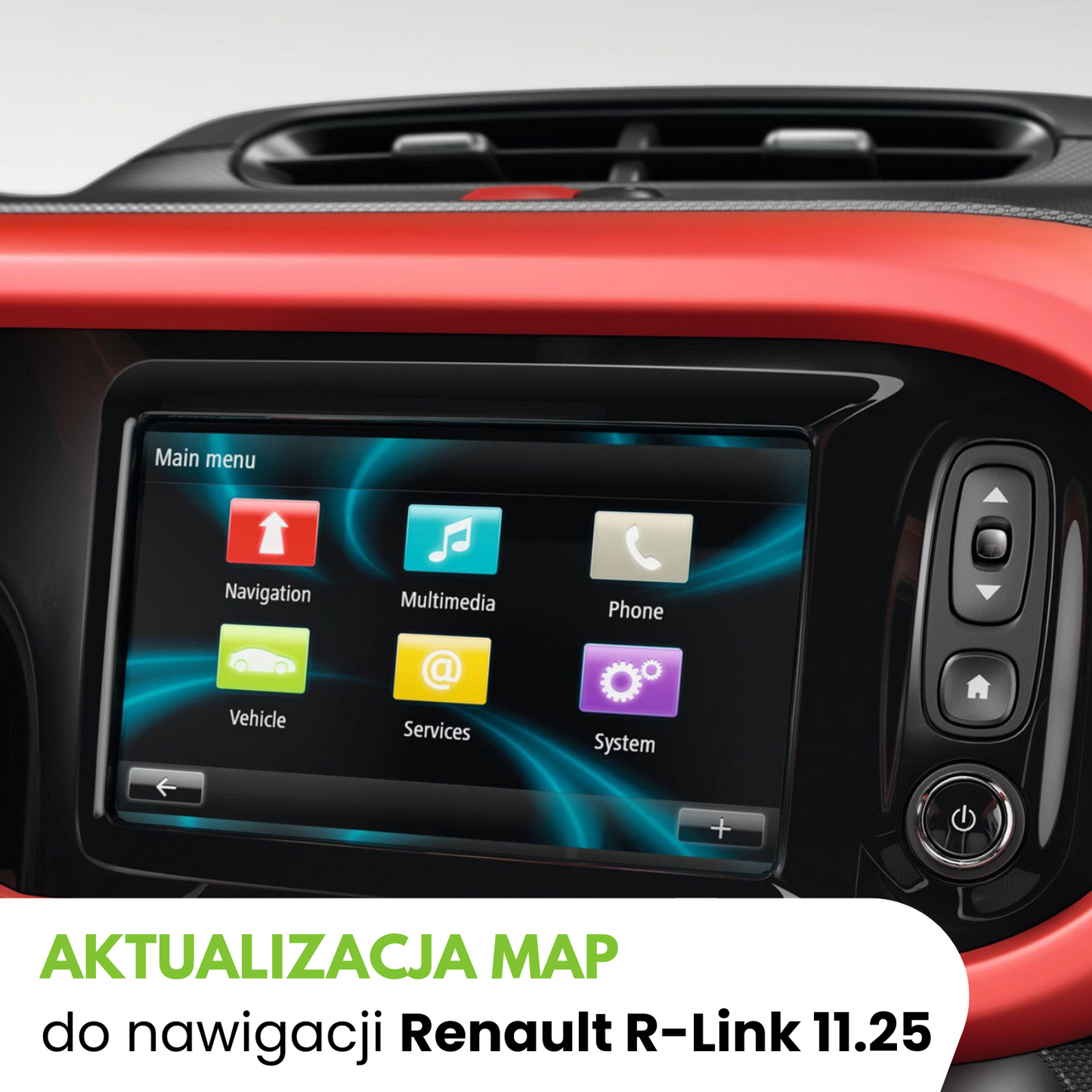 Mapa do nawigacji Europa Renault R-link 11.25 karta SD