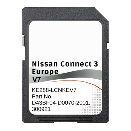 Mapa do nawigacji Europa NISSAN Connect 3 V7 - karta SD