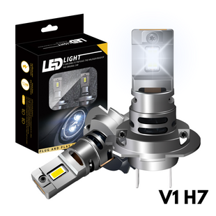 ŻARÓWKI LED V1 - H7 HOMOLOGACJA ( 9-16V / 6000K Biały / 60W / 20'000 LM) 2 sztuki